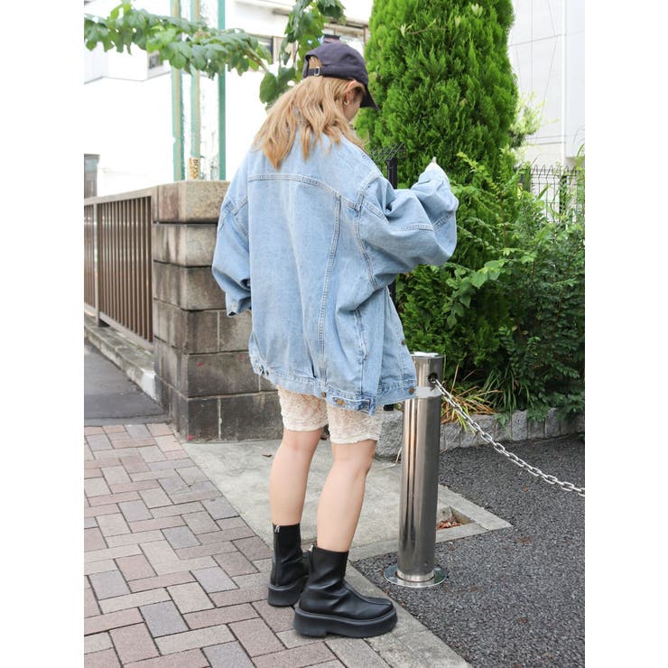 レースデザインサイクルパンツ | Ungrid | 詳細画像19 