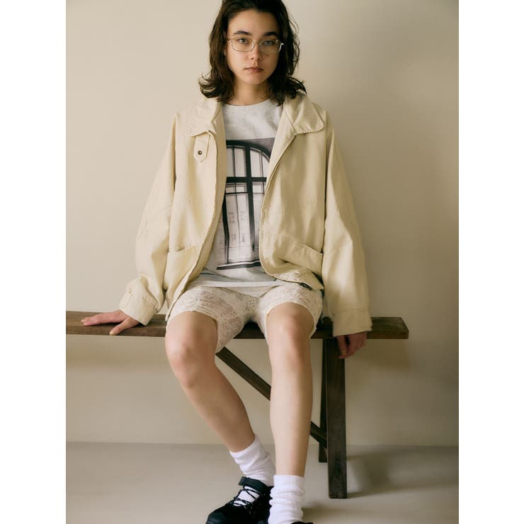 レースデザインサイクルパンツ | Ungrid | 詳細画像4 