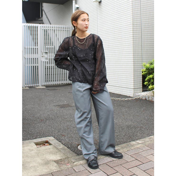 タックストレートパンツ | Ungrid | 詳細画像20 
