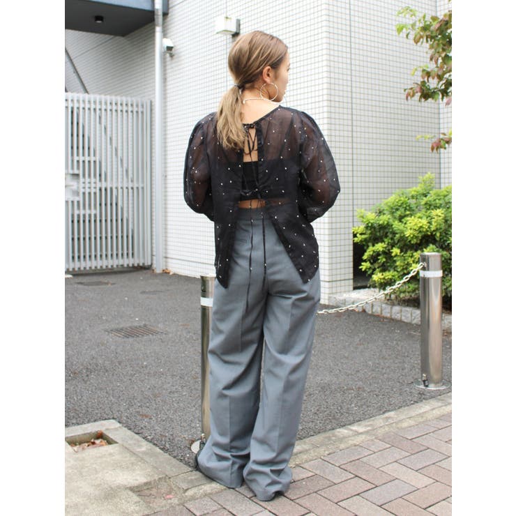タックストレートパンツ | Ungrid | 詳細画像22 