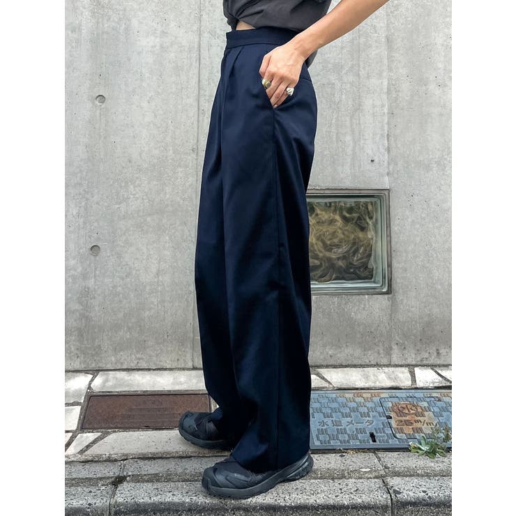 タックストレートパンツ | Ungrid | 詳細画像3 
