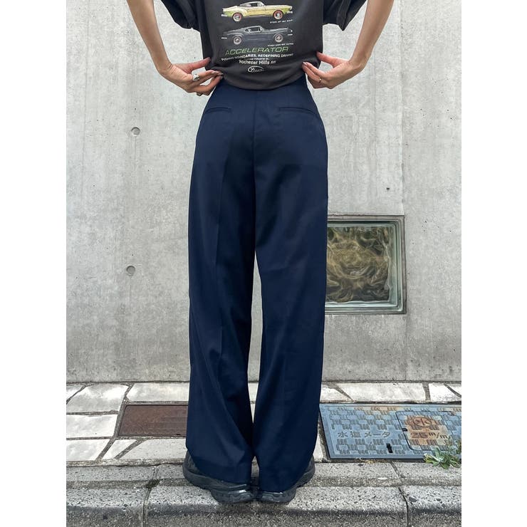 タックストレートパンツ | Ungrid | 詳細画像4 