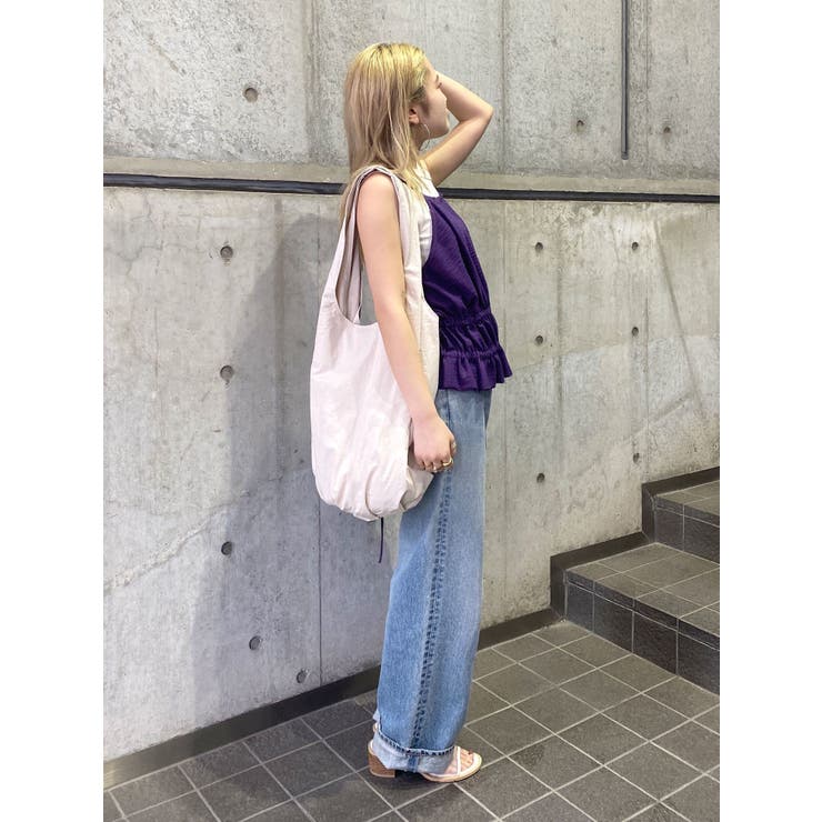 タックデザインラウンドバッグ | Ungrid | 詳細画像14 