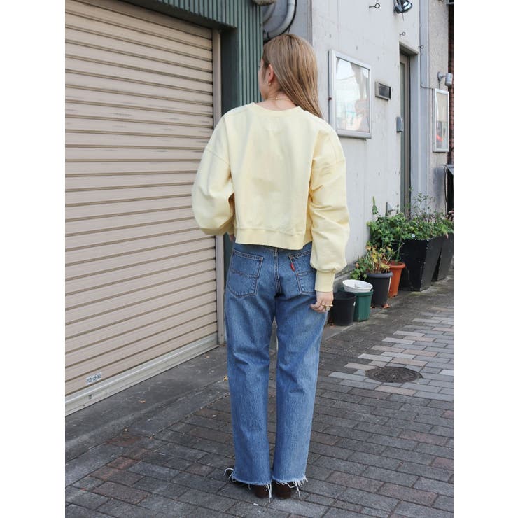 カットオフダメージストレートデニム | Ungrid | 詳細画像13 