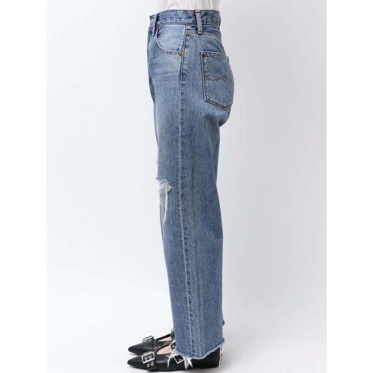 カットオフダメージストレートデニム | Ungrid | 詳細画像21 