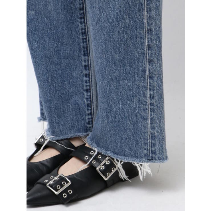 カットオフダメージストレートデニム | Ungrid | 詳細画像26 