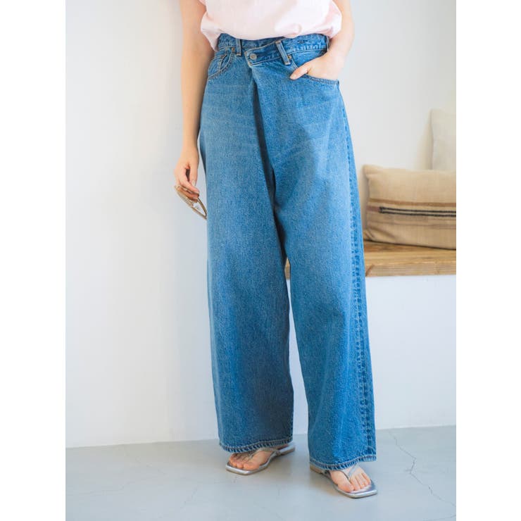 ラップデザインルーズデニム | Ungrid | 詳細画像14 