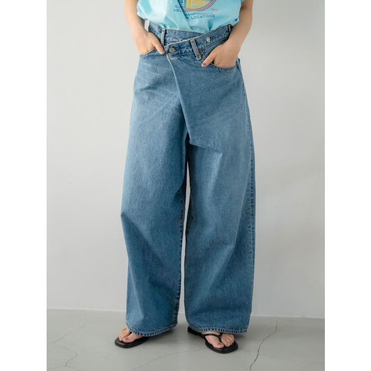 ラップデザインルーズデニム | Ungrid | 詳細画像2 