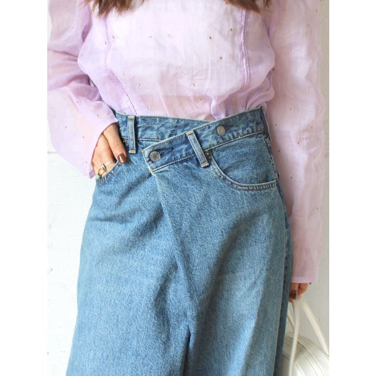 ラップデザインルーズデニム | Ungrid | 詳細画像27 