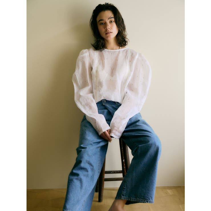 ラップデザインルーズデニム | Ungrid | 詳細画像3 