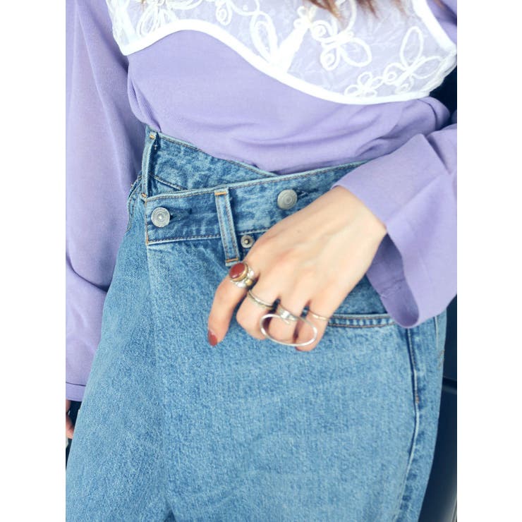 ラップデザインルーズデニム | Ungrid | 詳細画像33 