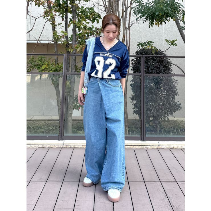 ラップデザインルーズデニム | Ungrid | 詳細画像47 