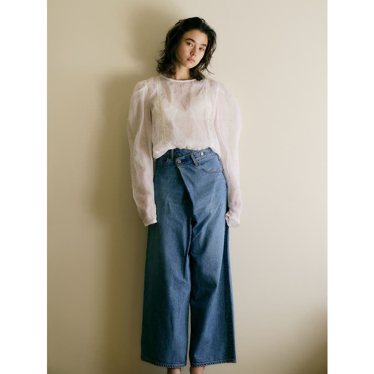 ラップデザインルーズデニム | Ungrid | 詳細画像5 