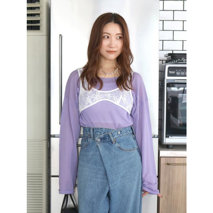 シアールーズカラーニット | Ungrid | 詳細画像8 