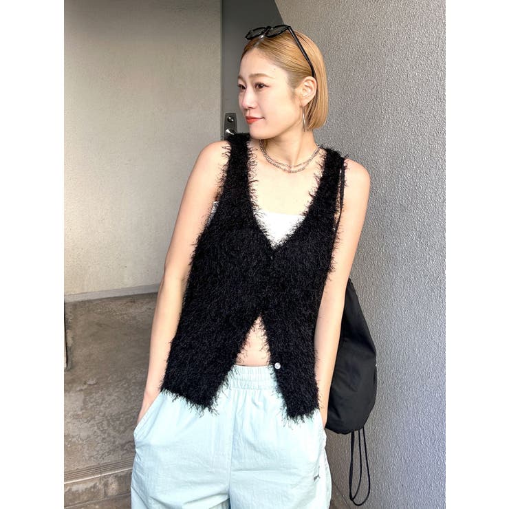 シャギーニットベスト[品番：MKSW0064079]｜Ungrid（アングリット）の