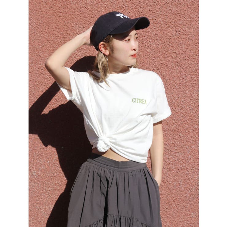 カラーエンブロイダリーTee[品番：MKSW0062942]｜Ungrid（アングリット