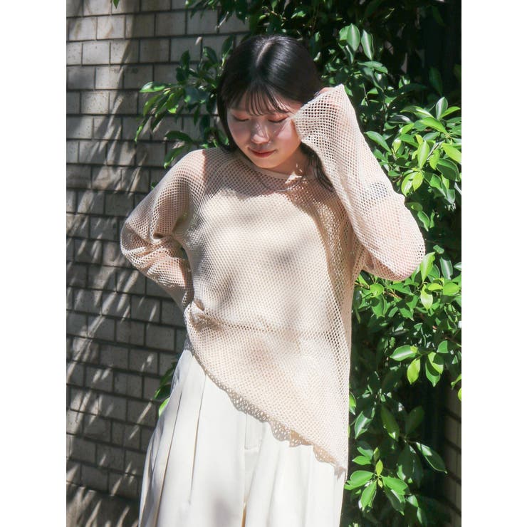 メッシュロングスリーブTee | Ungrid | 詳細画像43 