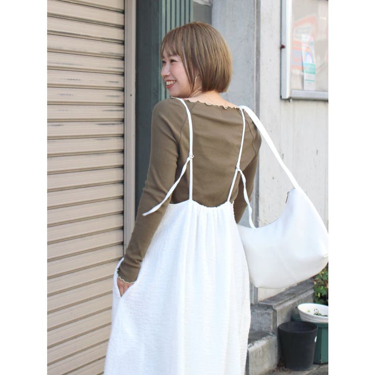 オフショルデザインロングスリーブTee | Ungrid | 詳細画像17 