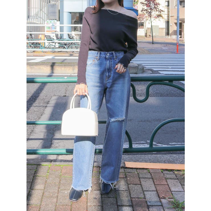 オフショルデザインロングスリーブTee | Ungrid | 詳細画像24 