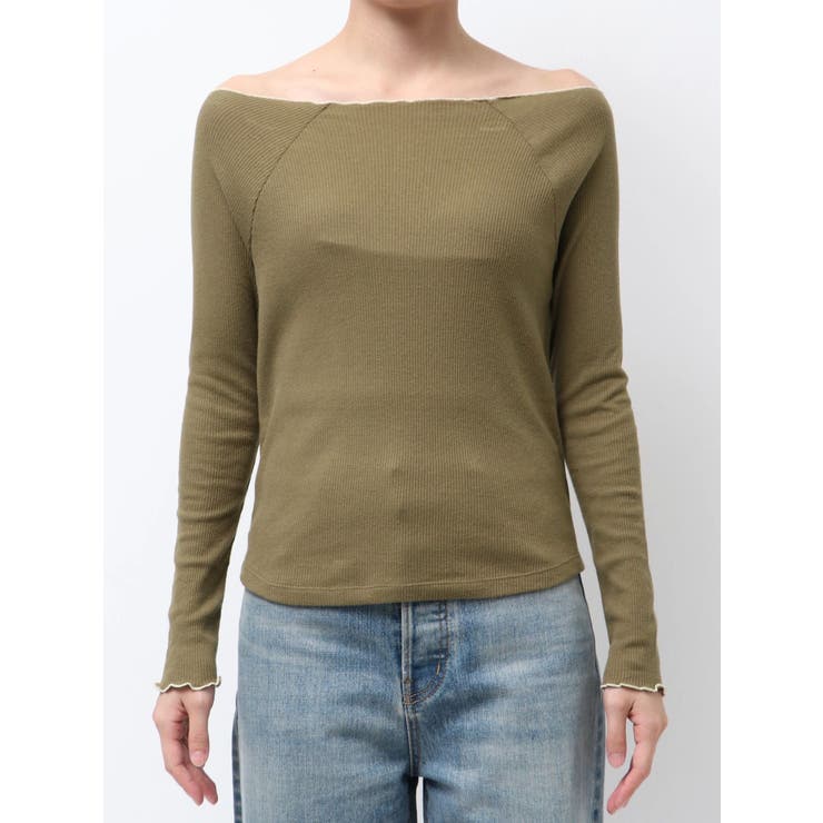 オフショルデザインロングスリーブTee | Ungrid | 詳細画像27 