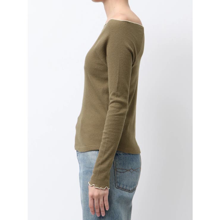 オフショルデザインロングスリーブTee | Ungrid | 詳細画像28 