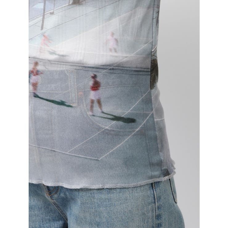 シアープリントチュールロングスリーブTee | Ungrid | 詳細画像33 