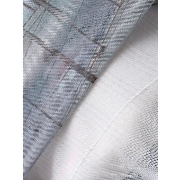 シアープリントチュールロングスリーブTee | Ungrid | 詳細画像34 