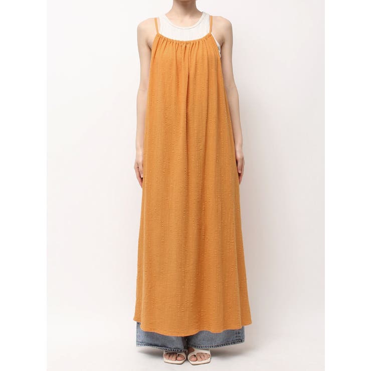 バックオープンギャザーキャミワンピース | Ungrid | 詳細画像22 