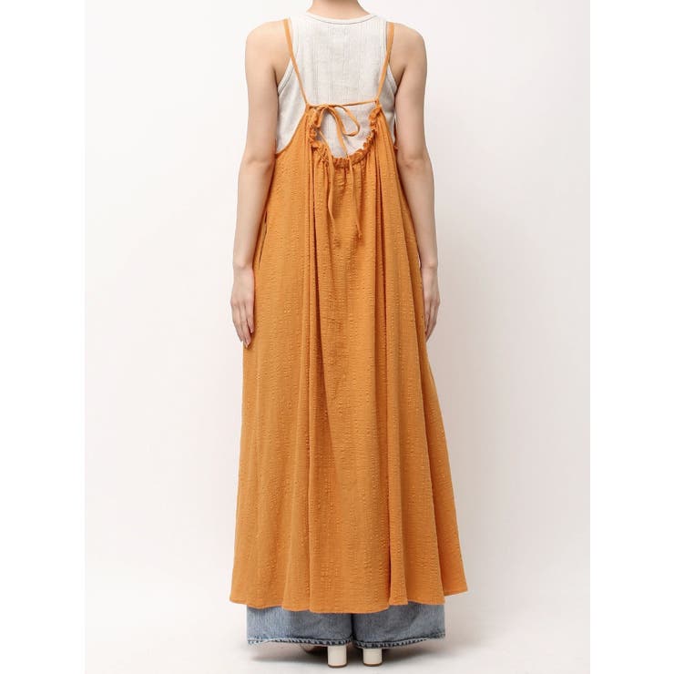 バックオープンギャザーキャミワンピース | Ungrid | 詳細画像24 