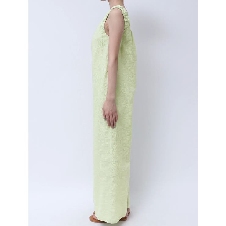 スクエアネックギャザーデザインロンパース | Ungrid | 詳細画像24 