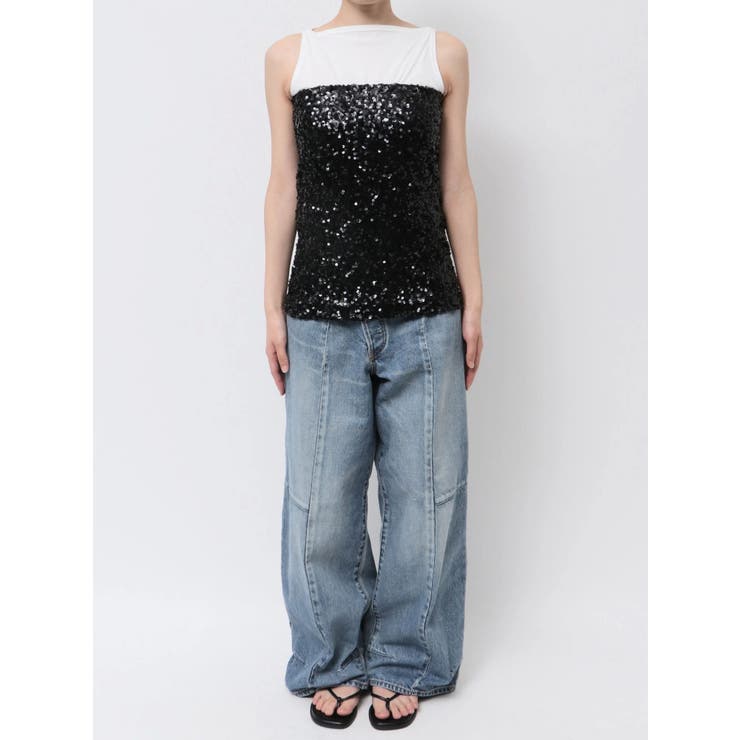 【新品】Ungrid アングリッド＊スパンコールキャミ ビスチェ 新品】Ungrid アングリッド＊スパンコールキャミ ビスチェ