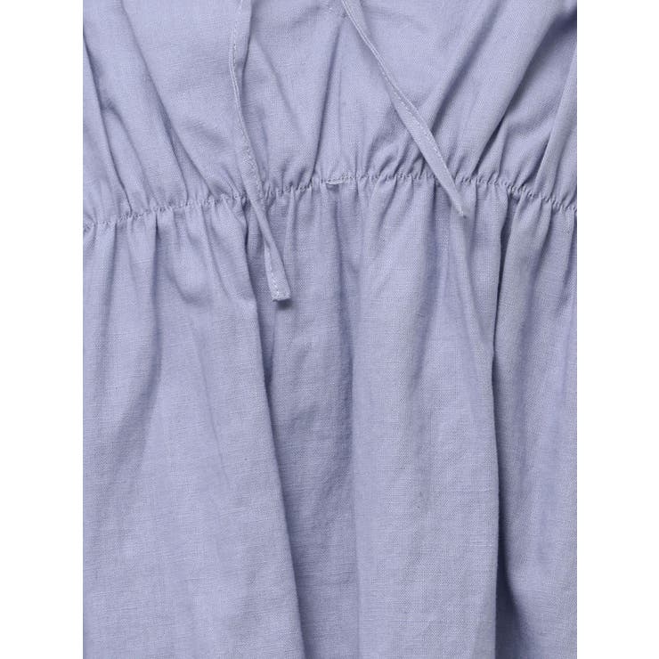 リネン混ギャザーノースリブラウス | Ungrid | 詳細画像25 