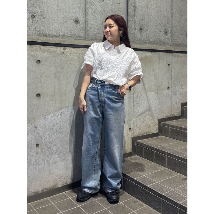 ハーフスリーブギャザーシャツ | Ungrid | 詳細画像16 