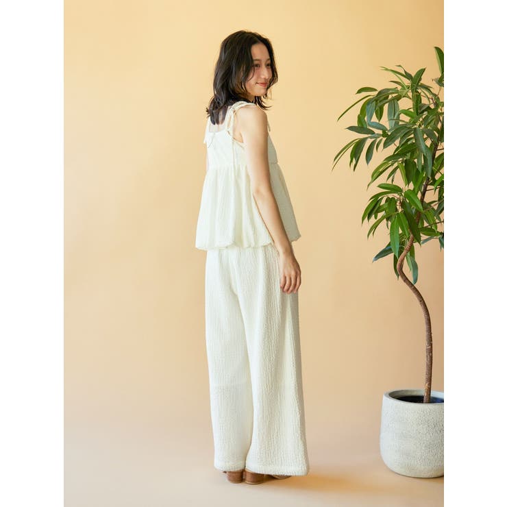 【WEB限定】バルーンデザインジャカードキャミ | Ungrid | 詳細画像5 