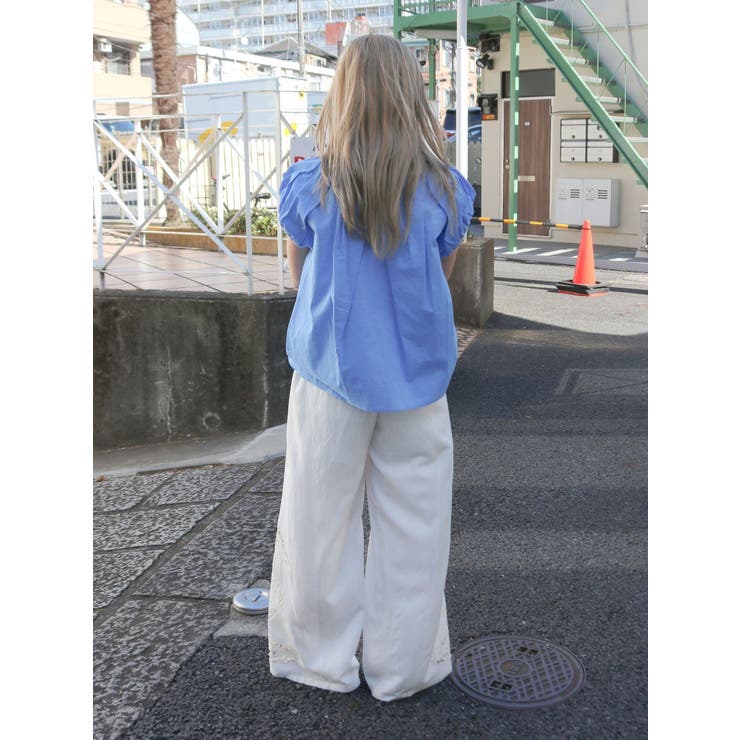 【WEB限定】パフスリーブデザインブラウス | Ungrid | 詳細画像15 