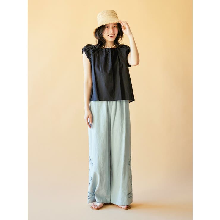 【WEB限定】パフスリーブデザインブラウス | Ungrid | 詳細画像4 