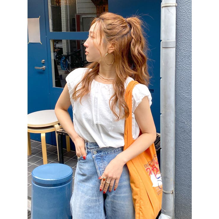 オフホワイト | 【WEB限定】パフスリーブデザインブラウス | Ungrid