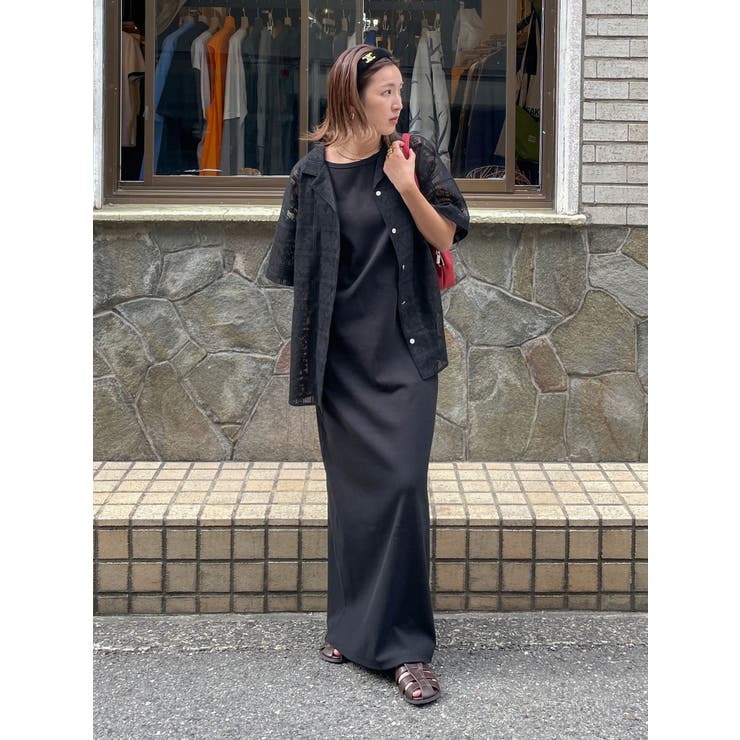 レース開襟ハーフスリーブシャツ | Ungrid | 詳細画像20 