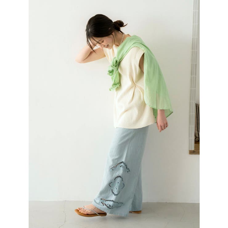 カットワークデザインラフパンツ | Ungrid | 詳細画像12 