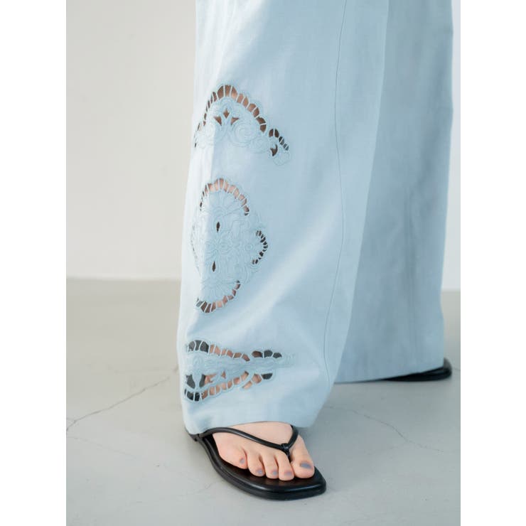 カットワークデザインラフパンツ | Ungrid | 詳細画像16 