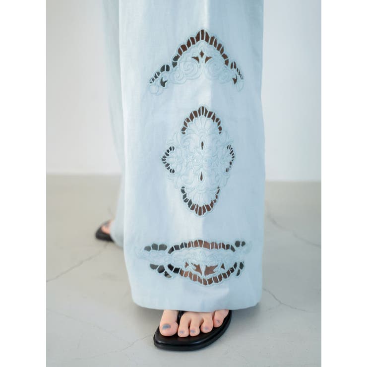 カットワークデザインラフパンツ | Ungrid | 詳細画像17 