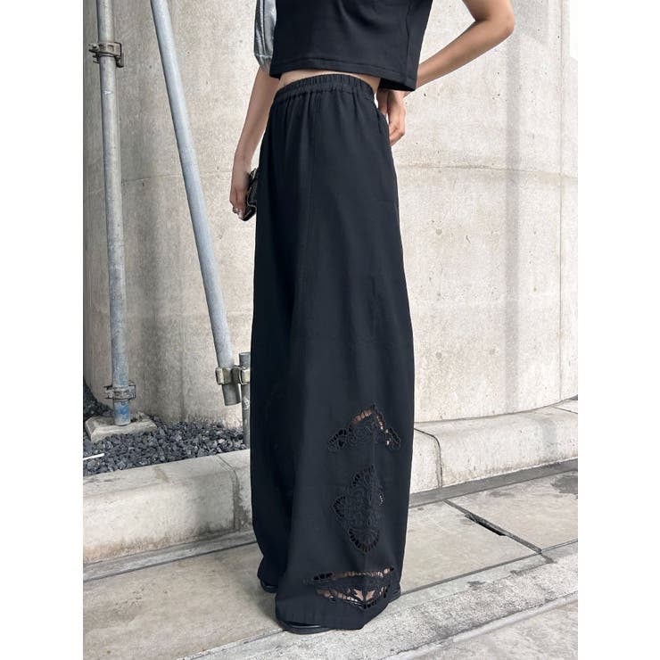 カットワークデザインラフパンツ | Ungrid | 詳細画像24 