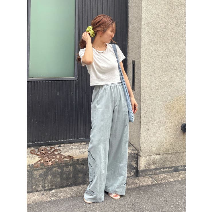カットワークデザインラフパンツ[品番：MKSW0063280]｜Ungrid