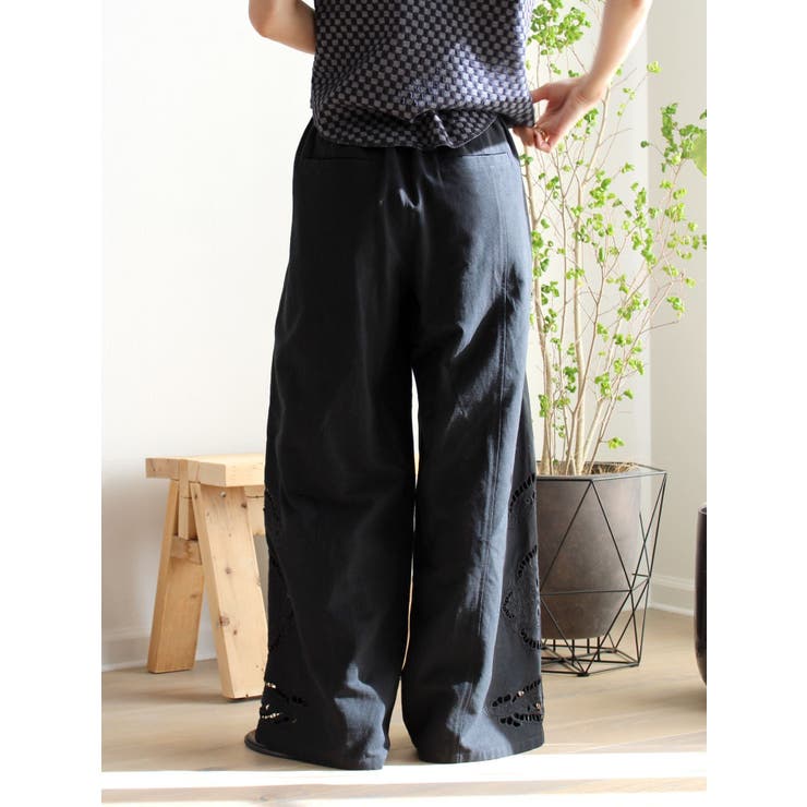 カットワークデザインラフパンツ | Ungrid | 詳細画像31 