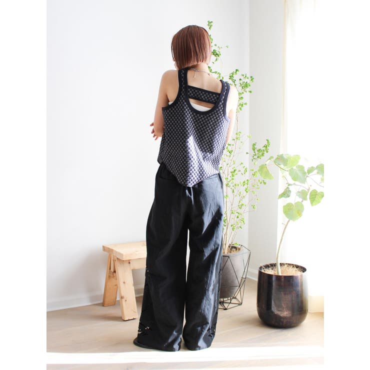 カットワークデザインラフパンツ | Ungrid | 詳細画像33 