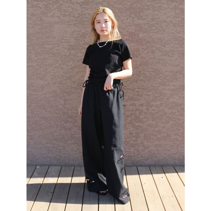 カットワークデザインラフパンツ | Ungrid | 詳細画像38 