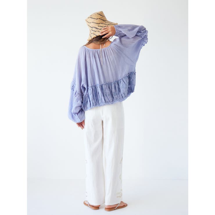 カットワークデザインラフパンツ | Ungrid | 詳細画像9 