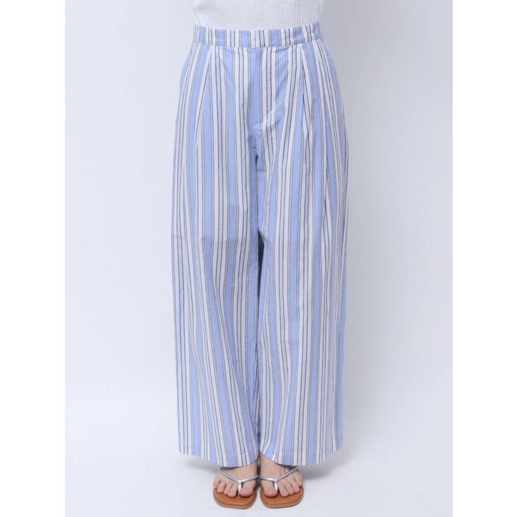 ウエストタックストライプパンツ | Ungrid | 詳細画像23 