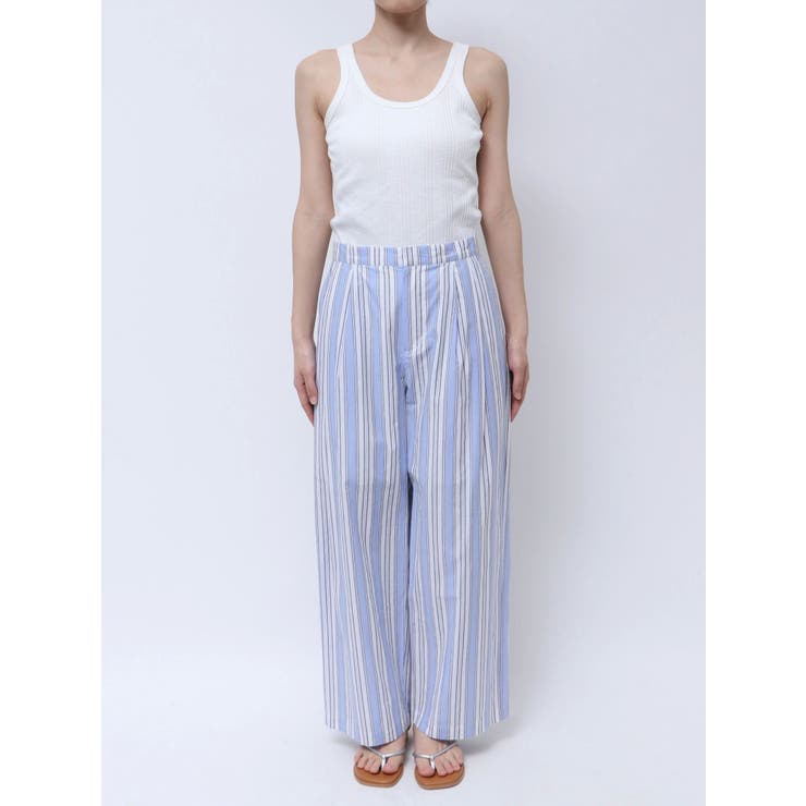 ウエストタックストライプパンツ | Ungrid | 詳細画像31 