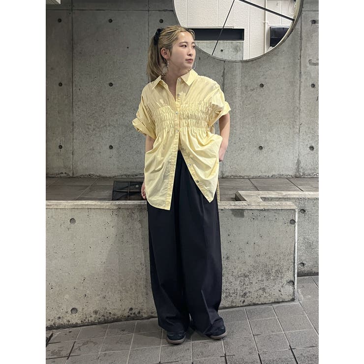 リネン混カーブラフパンツ | Ungrid | 詳細画像15 